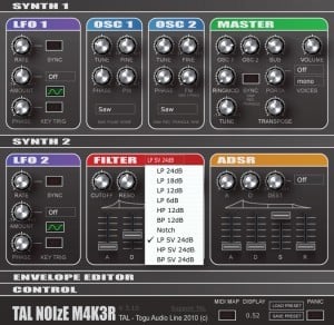 Tal- Mod Is A Virtual Analog Synthesizer